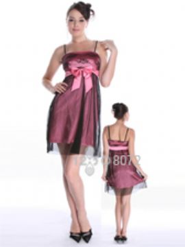 Prom Dress With Satin Bow